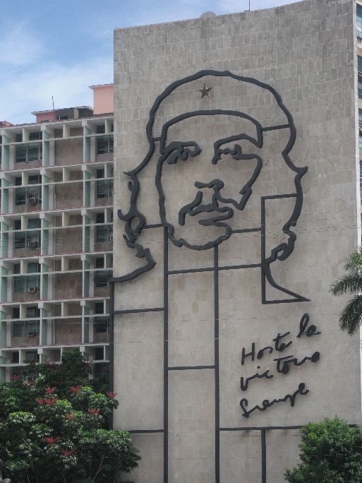 Bildnis von CHE am Plaza de la Revolucion